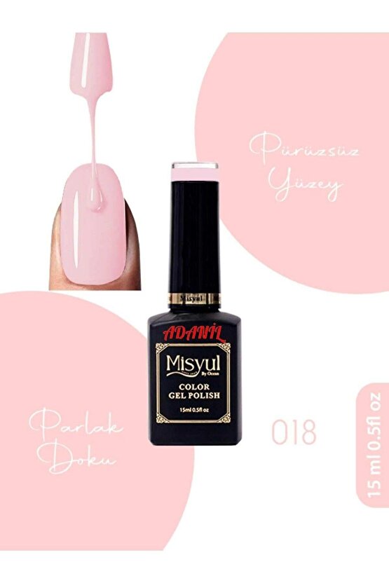 15 ml Misyul Profesyonel Kalıcı Oje Mis-018
