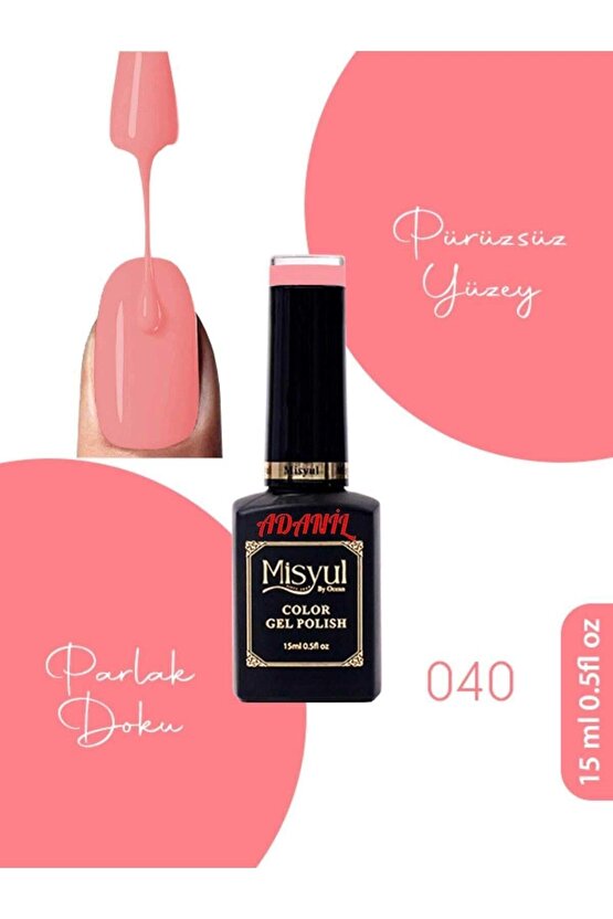 15 ml Misyul Profesyonel Kalıcı Oje Mis-040