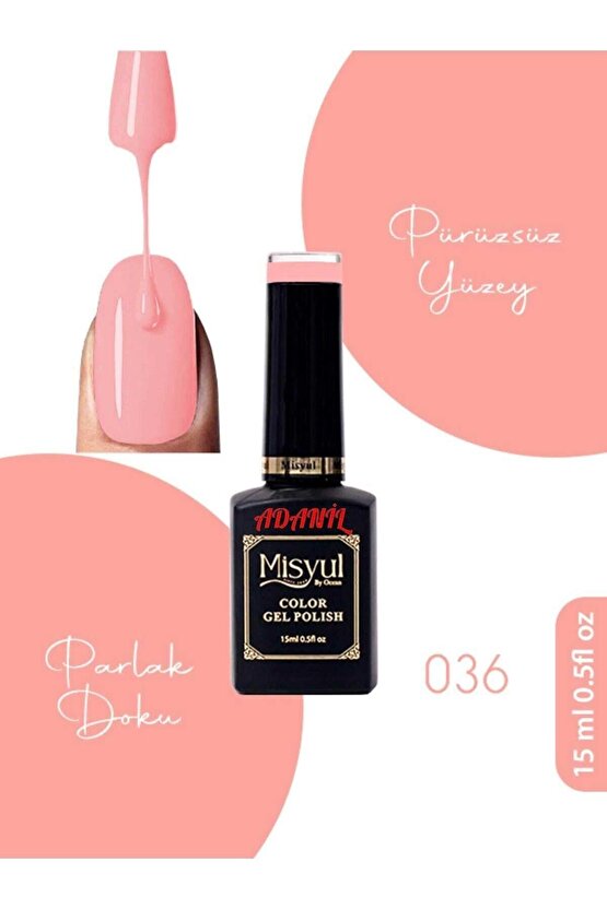 15 ml Misyul Profesyonel Kalıcı Oje Mis-036