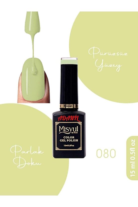 15 ml Misyul Profesyonel Kalıcı Oje Mis-080