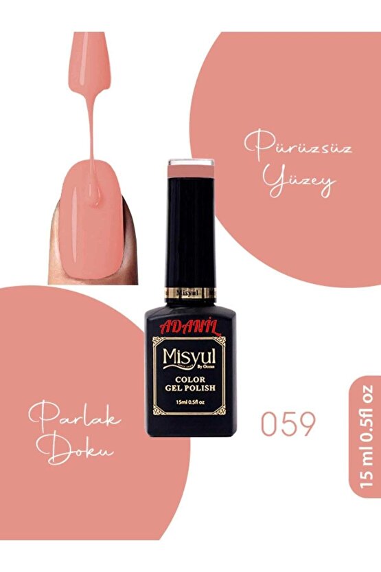 15 ml Misyul Profesyonel Kalıcı Oje Mis-059