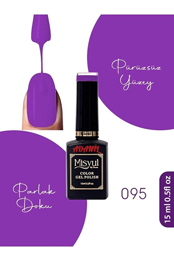 15 ml Misyul Profesyonel Kalıcı Oje Mis-095