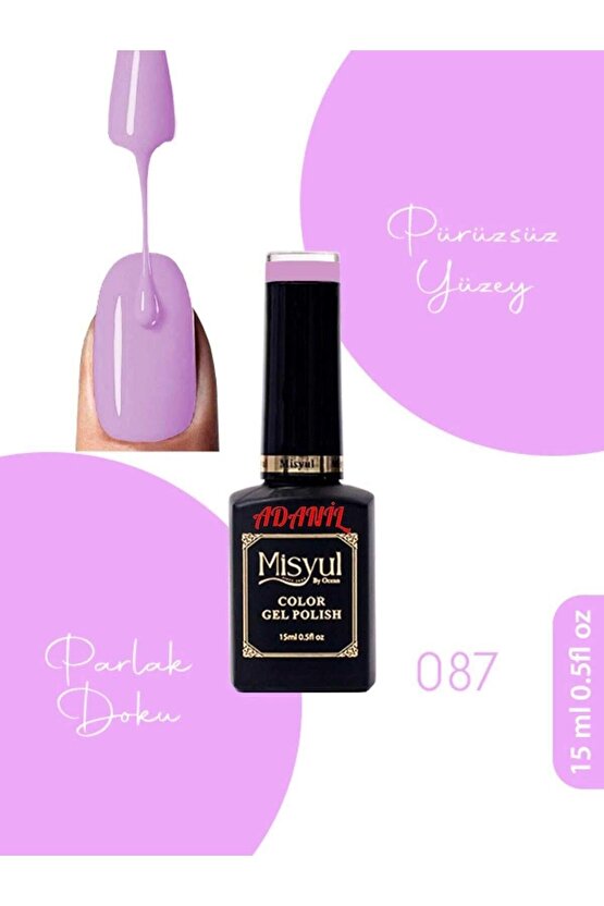 15 ml Misyul Profesyonel Kalıcı Oje Mis-087
