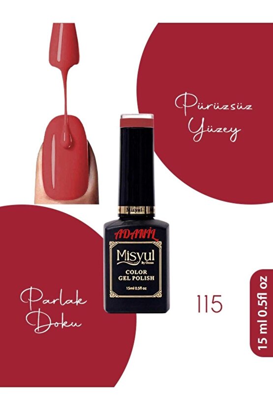 15 ml Misyul Profesyonel Kalıcı Oje Mis-115