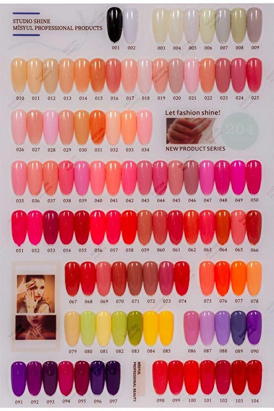 15 ml Misyul Profesyonel Kalıcı Oje Mis-109