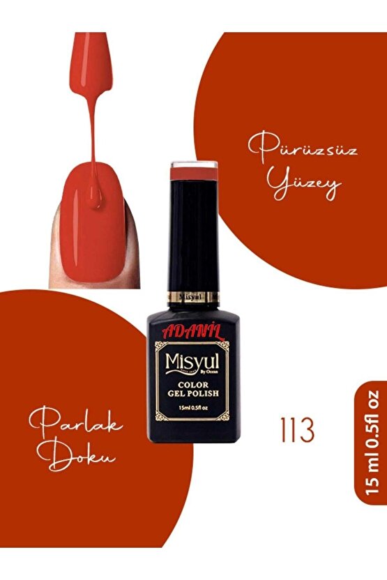 15 ml Misyul Profesyonel Kalıcı Oje Mis-113