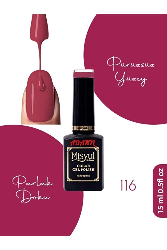 15 ml Misyul Profesyonel Kalıcı Oje Mis-116