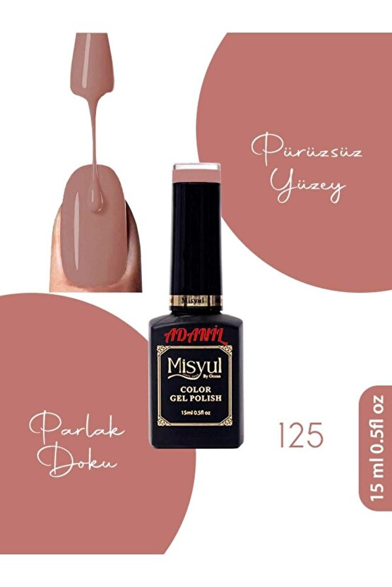 15 ml Misyul Profesyonel Kalıcı Oje Mis-125