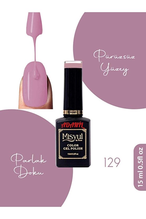 15 ml Misyul Profesyonel Kalıcı Oje Mis-129