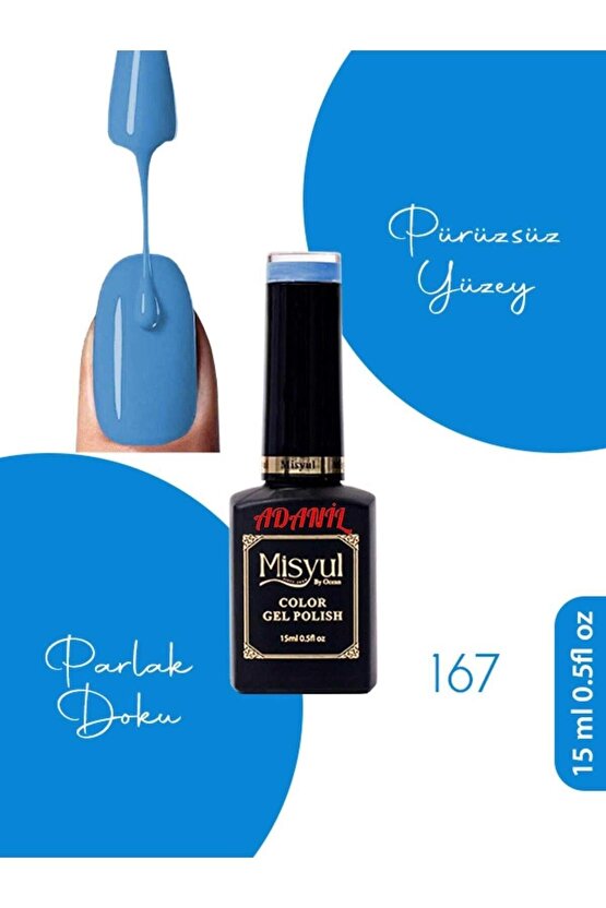 15 ml Misyul Profesyonel Kalıcı Oje Mis-167