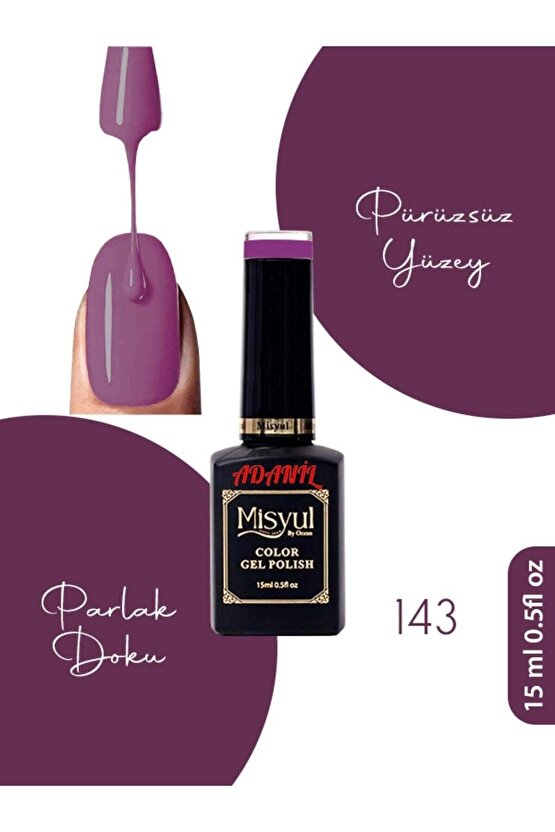 15 ml Misyul Profesyonel Kalıcı Oje Mis-143
