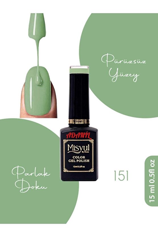 15 ml Misyul Profesyonel Kalıcı Oje Mis-151
