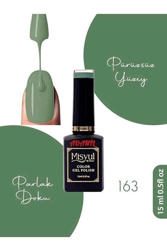 15 ml Misyul Profesyonel Kalıcı Oje Mis-163