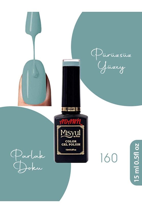 15 ml Misyul Profesyonel Kalıcı Oje Mis-160