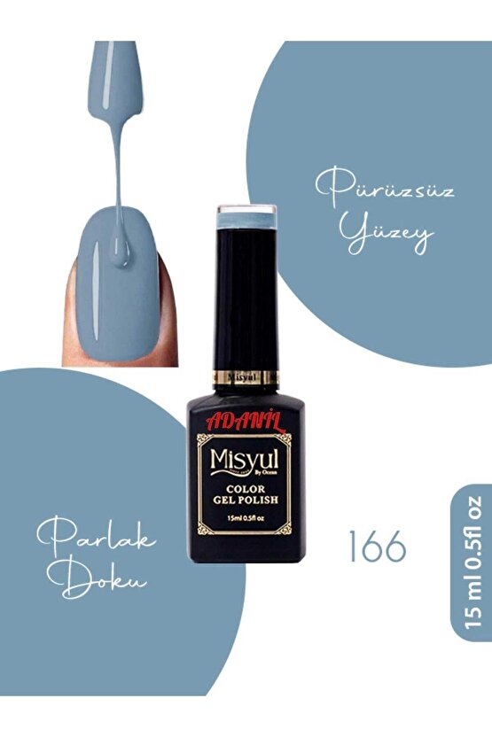 15 ml Misyul Profesyonel Kalıcı Oje Mis-166