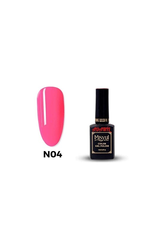 Misyul Neon Pembe Kalıcı Oje N04