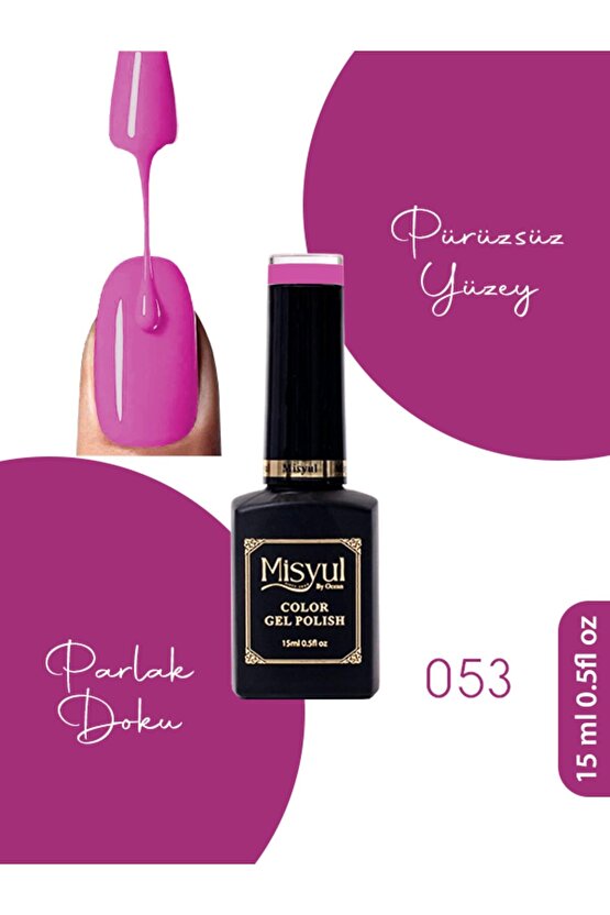 Kalıcı Oje, UV Led Kalıcı Oje Nail Art 15ml