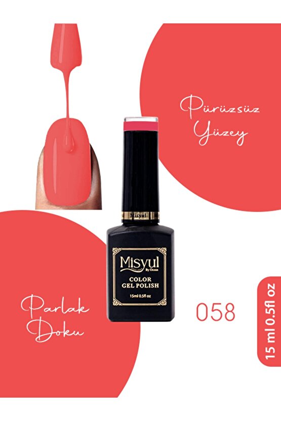 Kalıcı Oje, UV Led Kalıcı Oje Nail Art 15ml