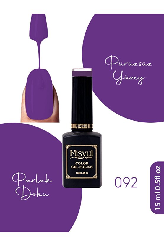 Kalıcı Oje, UV Led Kalıcı Oje Nail Art 15ml