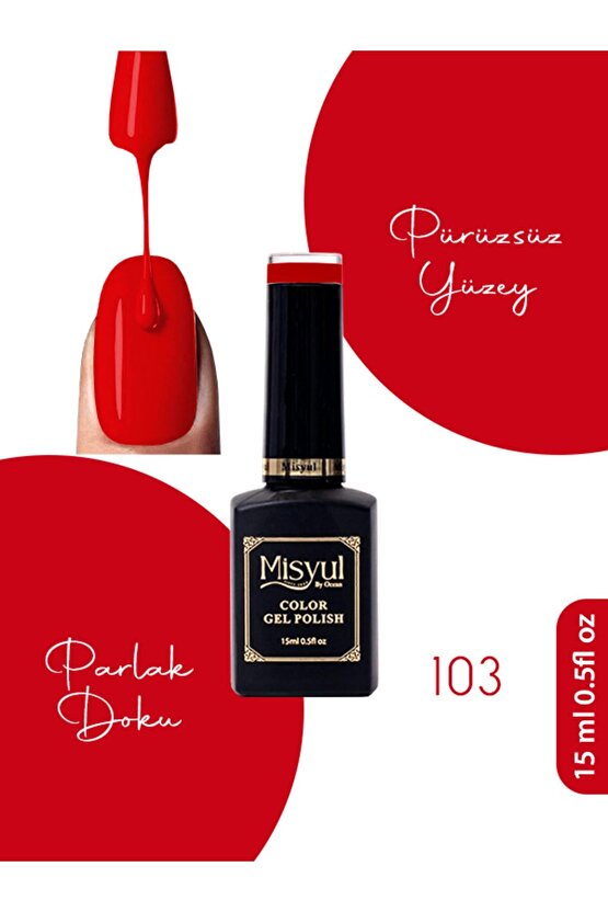 Kalıcı Oje, UV Led Kalıcı Oje Nail Art 15ml