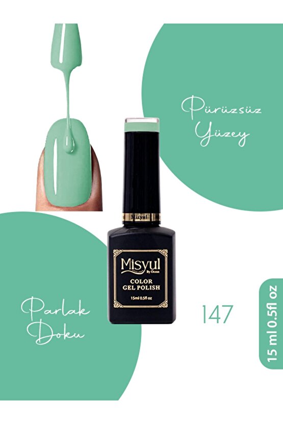 Kalıcı Oje, UV Led Kalıcı Oje Nail Art 15ml