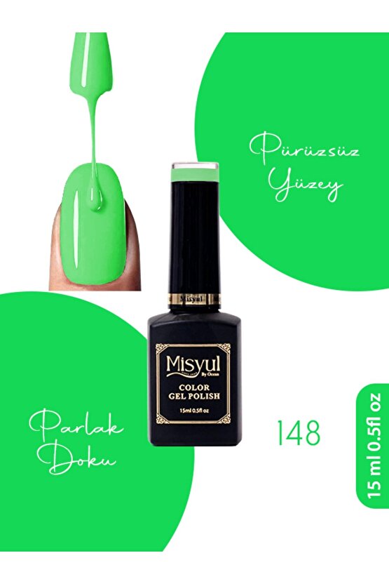 Kalıcı Oje, UV Led Kalıcı Oje Nail Art 15ml
