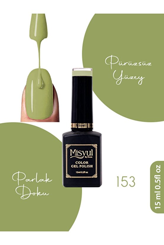 Kalıcı Oje, UV Led Kalıcı Oje Nail Art 15ml