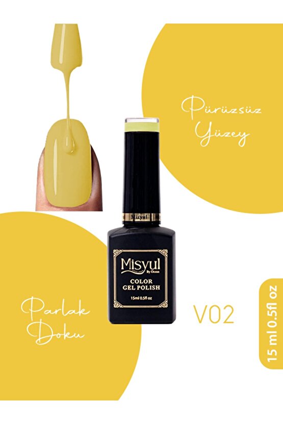 Kalıcı Oje, UV Led Kalıcı Oje Nail Art 15ml