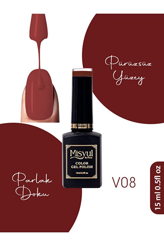 Kalıcı Oje, UV Led Kalıcı Oje Nail Art 15ml