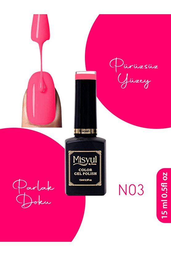 Kalıcı Oje, UV Led Kalıcı Oje Nail Art 15ml
