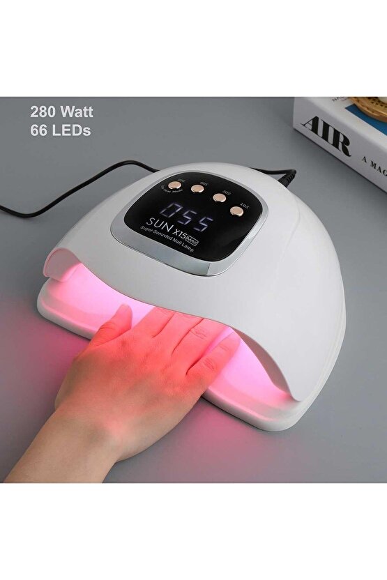 Protez Tırnak Cihaz Seti Strong Freze Sun X15 Max UV Led ve Toz Toplama