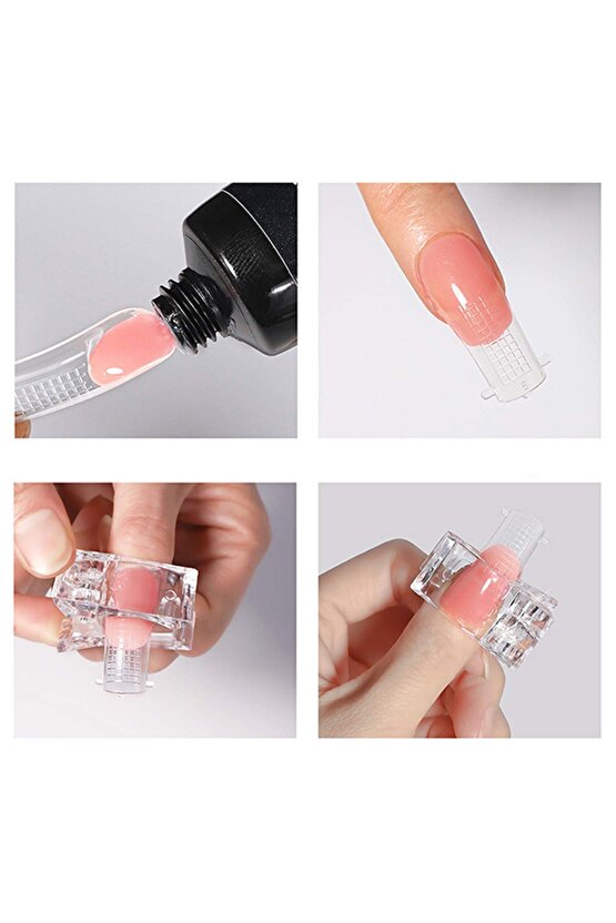 Tırnak Mandalı Poly Gel Tırnak Mandalı, Klipsi