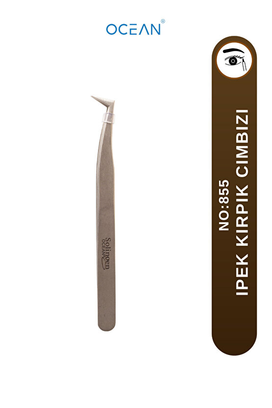 Solingen L Tipi Kavisli Volume Hacim Kirpik Cımbızı 855