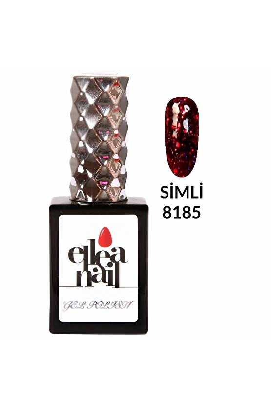 Salon Boy 15 Ml Uv Led Simli Kalıcı Oje 8185