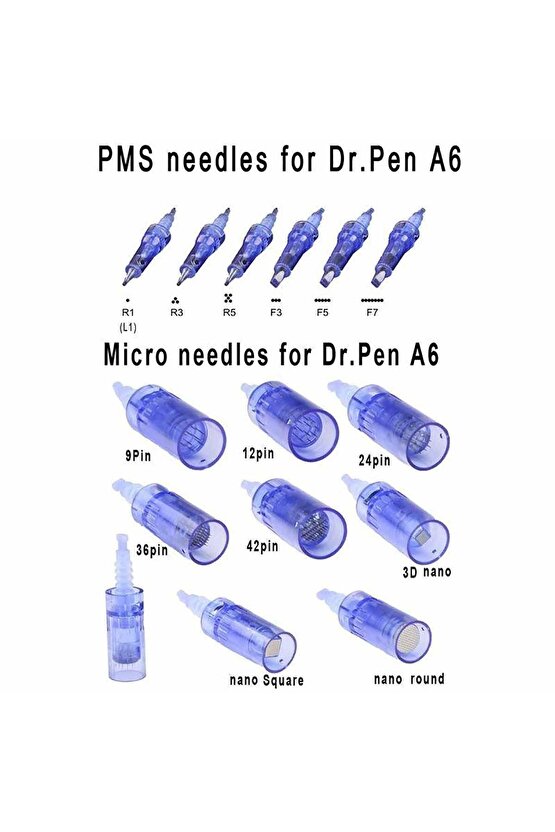 Dr. Pen 36 Pin Dermapen Iğnesi Orijinal Dermapen Iğne Kartuşu Soketli 5 Adet