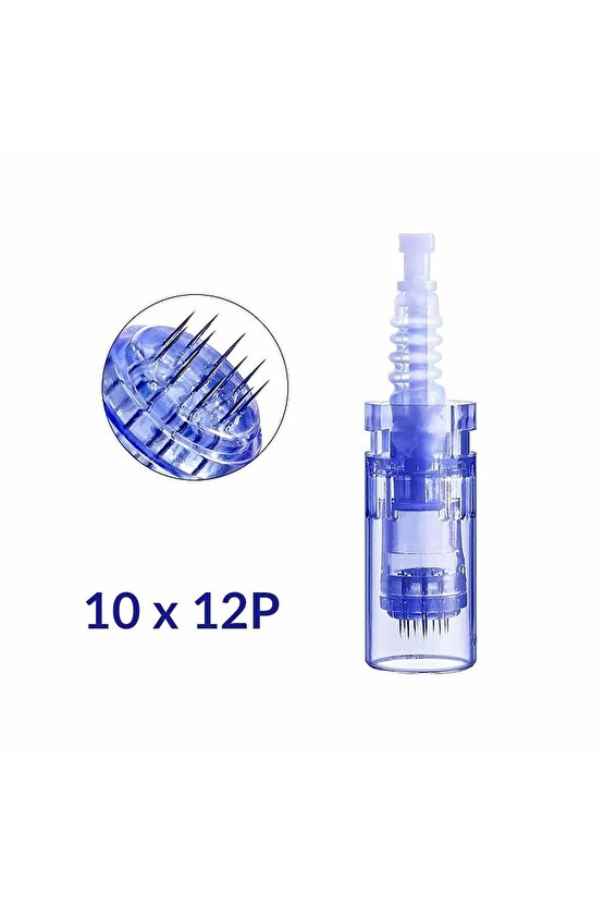 Dr. Pen 12 Pin Dermapen Iğnesi Orijinal Dermapen Iğne Kartuşu Soketli 10 Adet