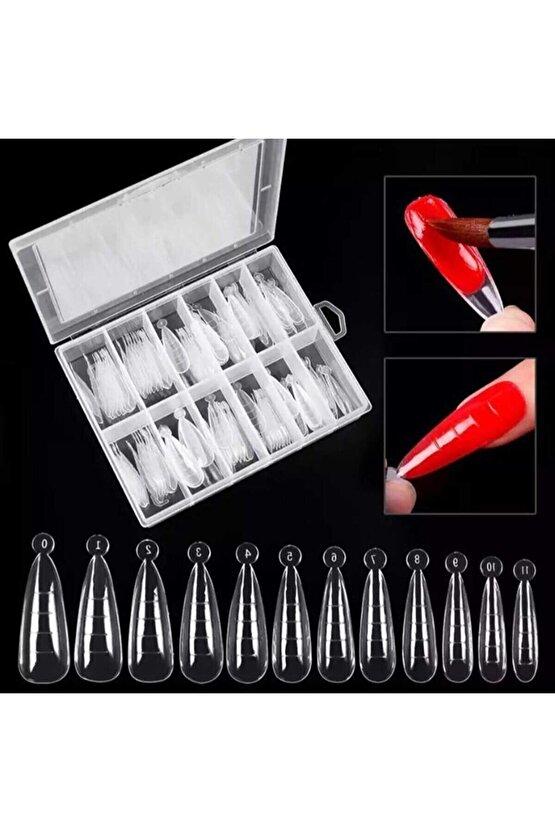 Stıletto Poly Gel Tips 120 li