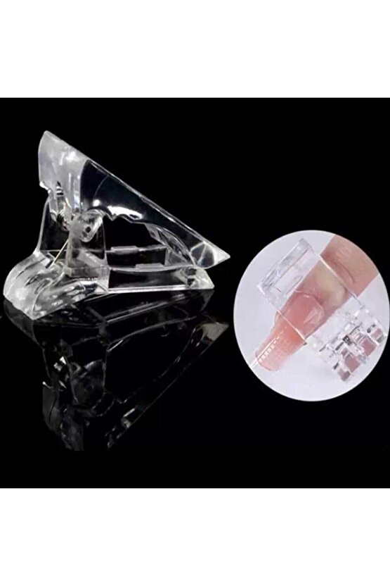 Poly Gel Kalıp Form Üst Mandalları 10 lu Paket