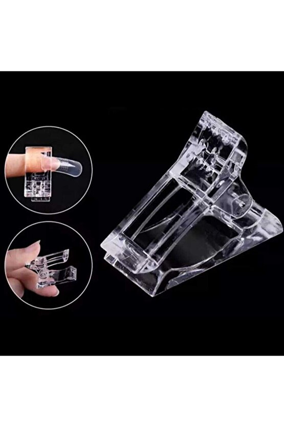 Poly Gel Kalıp Form Üst Mandalları 10 lu Paket