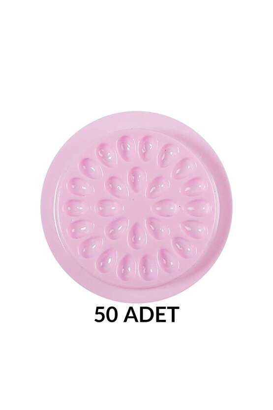 Kirpik Yapıştırıcı Damla Kabı Pembe 50 Adet