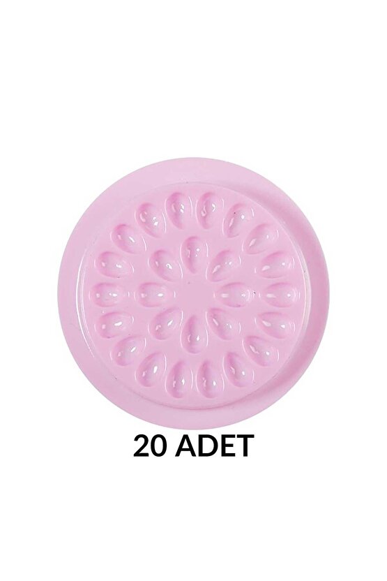 Kirpik Yapıştırıcı Damla Kabı Pembe 20 Adet