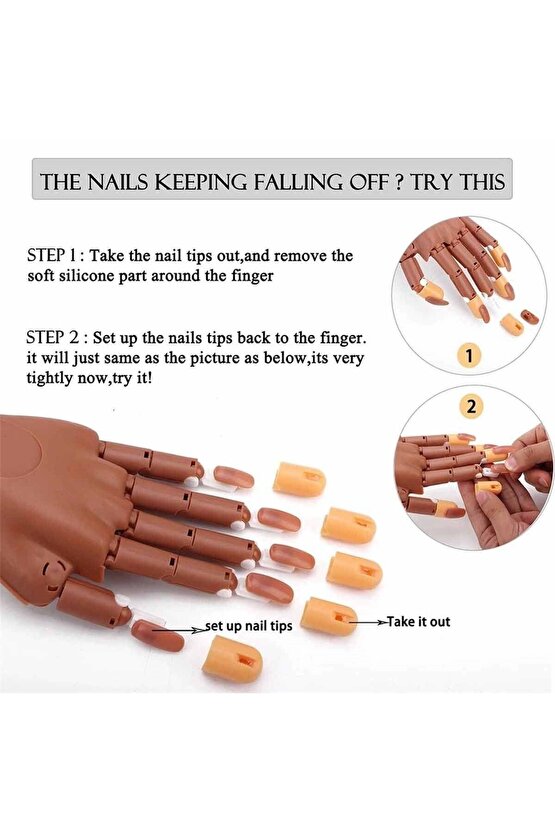 Kalıcı Oje Ve Protez Tırnak Eğitimi Için Robotik El