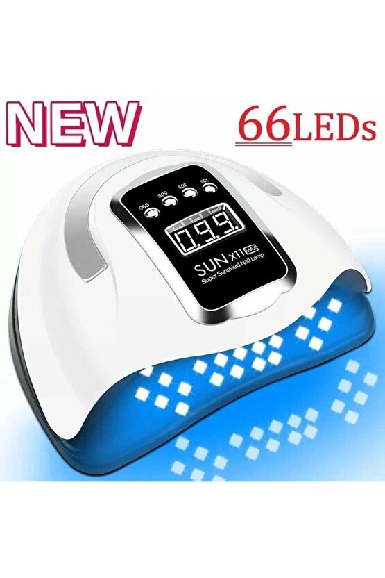 Sun X 11 Max Uv Led Oje Jel Kurutucu 280 W Manikür Pedikür Kızıl Ötesi Sensör Lcd Dokunmatik Çift