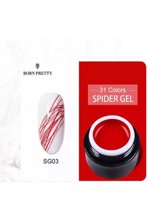 Pretty Spider Gel Kırmızı - Red