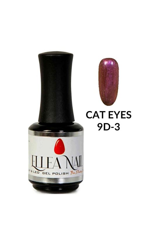Simli Kalıcı Oje Serisi 9d Cat Eyes 9d-3