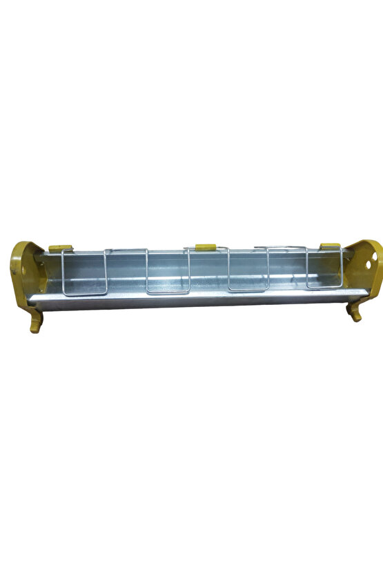 GÜVERCİN METAL YEMLİK 50 CM KUŞ BILDIRCIN KEKLİK TAVUK YEMLİK SULUK GALVANİZ YEMLİK