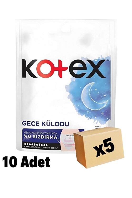 Regl Gece Külodu 2li X 5 Adet