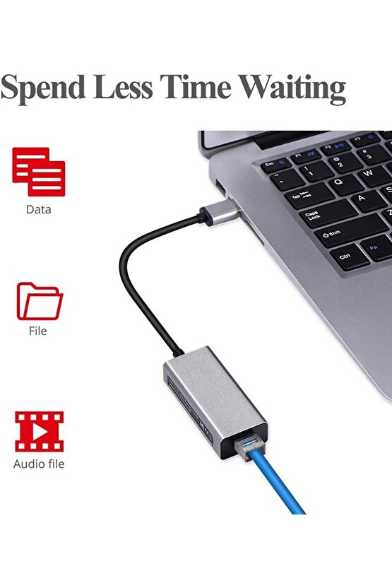 USB 3.0 Ağ Adaptörü 1000100 Mbps
