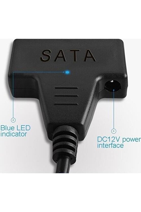 Usb 3.0 to 2.5-3.5 inç Sata Çevirici + 12 volt Adaptör