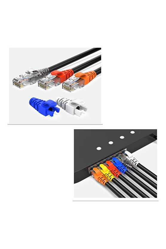 Ez-rj45 Yeni Nesil jack Kılıfı Karışık Renk 100 adet
